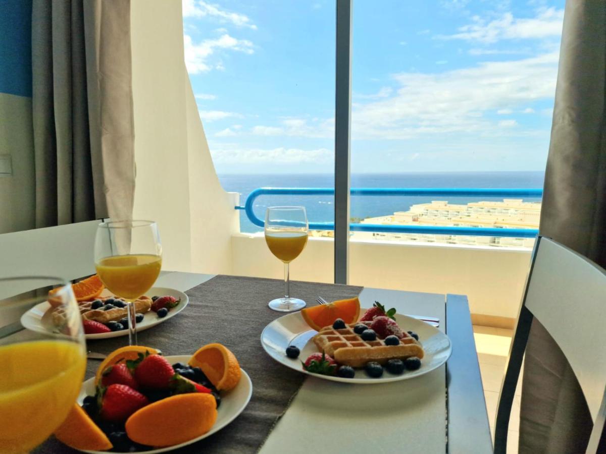 אדחה Lovely Blue Studio With Ocean View And Pool, Paraiso 918 מראה חיצוני תמונה